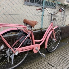 【26インチ自転車】内装3段変速、LEDオートライト付❗️鍵新品❗️スペアキーあり　若林自転車　膳所店　SALE中❗️