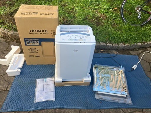 HITACHI 日立多機能空気清浄機加湿除湿2011年製EP-EV1000 交換フィルター付き (モクグ)  帯広の季節、空調家電《空気清浄機》の中古あげます・譲ります｜ジモティーで不用品の処分