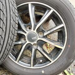 軽自動車用　155/65R13 夏タイヤとホイールの4本セット　中古