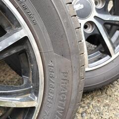 軽自動車用　155/65R13 夏タイヤとホイールの4本セット　中古