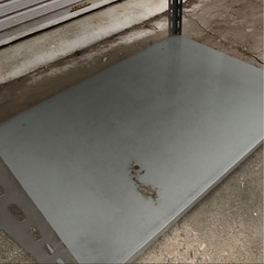 引き取り限定 埼玉県熊谷市 10 業務用スチールラック 4段 グレー