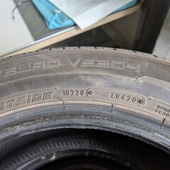 中古タイヤ 205/60R16 ダンロップ VEURO VE304 2020年製 2本セット 工賃込み