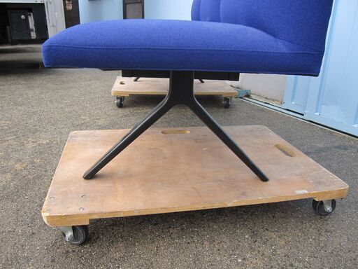 コクヨ CK-100 緑ビニール張りカンチレバーチェア6脚セット