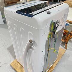 ★高年式！★Haierハイアール 5.5kg洗濯機 JW-U55LK 2024年 ホワイト 使用年数浅め コンパクト 省スペース 単身