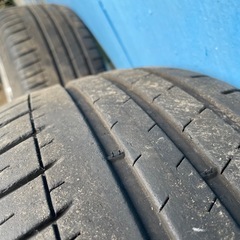 【 タイヤ ホイール 】アリスト 16系 17×8JJ 50 純正 Vベルテックス / 215/50R17 iG30 / 中古 現状品