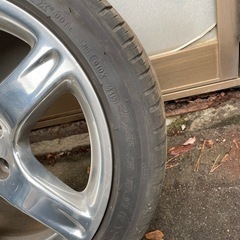 【 タイヤ ホイール 】アリスト 16系 17×8JJ 50 純正 Vベルテックス / 215/50R17 iG30 / 中古 現状品