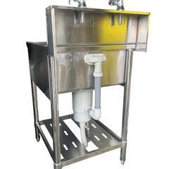 ★1槽シンク W500xD650xH800+150mm 厨房機器 業務用 シンク 流し台★