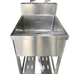 ★1槽シンク W500xD650xH800+150mm 厨房機器 業務用 シンク 流し台★