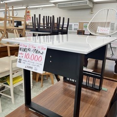 【テーブルのみ】ニトリ　ダイニングテーブル3点セット ニトリ ダイニングテーブル3点セット(T-01 90 NA/C-01D NA/AQ-BE