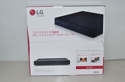 LG BP250 Blu-ray/DVDプレーヤー 2024年製 新品同様美品 公式】幅27cm