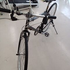 ☆ジモティ割あり☆ 自転車 26インチ シルバー×ブラック クリーニング
