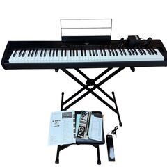KAWAI ES1 電子ピアノ 88鍵 スタンド イス 説明書 フットペダル 付属 