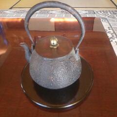 最終価格！金象嵌・銀象嵌の龍文堂鉄瓶ダンスキン新品未使用レディースアン