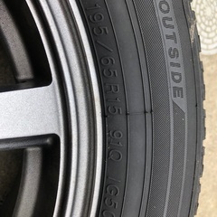 15インチ アルミホイール　スタッドレス　タイヤ付き