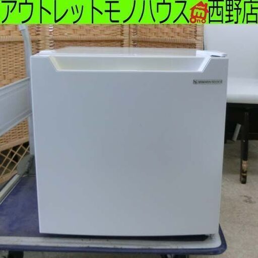 1ドア冷蔵庫 46L ホワイト サイコロ型 ヤマダセレクト 2020年製 YRZ 