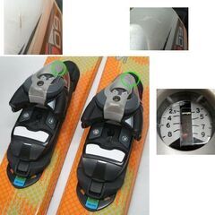 99cm ショートスキー サロモン 2点セット　板 s-board オレンジ　ビンディング 609　SALOMON ファンスキー　☆ PayPay(ペイペイ)決済可能 ☆ 札幌市 豊平区 平岸 平岸店