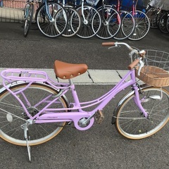 女の子用22インチ中古自転車整備済-☆ジモティ割あり☆ ブリジストン 