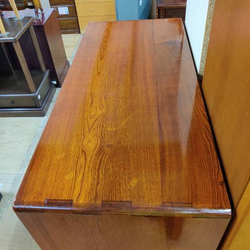 愛品倶楽部柏店】水屋箪笥 (茶箪笥) 民芸和家具 ケヤキ材