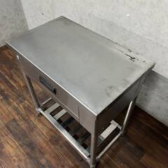 ???WY14/49 作業台 コンロ台 ガス台 業務用 引出し 収納 ステンレス