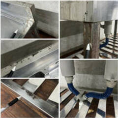 🔷🔶🔷WY14/51 ステンレス 2槽 シンク 流し台 2層 業務用 洗浄台 店舗用 厨房機器 飲食店 W1200×D450×H900cm🔷🔶🔷