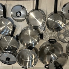 【期間限定値下げ‼︎】アムウェイ　鍋18点セット　ほぼ未使用品　　