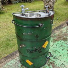 ドラム缶 洗面台 立水栓 インダストリアル ガレージ水栓 アメリカンガレージ e610b261cd406d76dc4c9c47ad9d73
