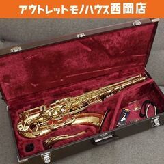 YAMAHA YTS-34Ⅱ ヤマハ テナーサックス ※要修理(ネック固定ネジが折れて埋没) ケース付 Tenor saxophone YTS-34 2 ⅱ 管楽器 金管楽器
