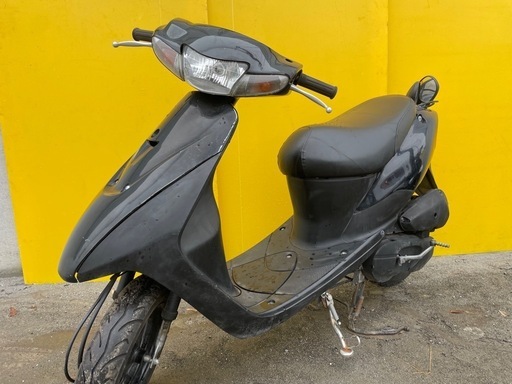 セル始動‼️バッテリー新品⭐️レッツ2 SUZUKI⭐️前後タイヤバリ山‼️2stモデルで速い‼️原付　スクーター　50cc