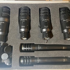 AUDIX コンデンサー、ダイナミックマイク6本FUSION6 オーディックス AUDIX FUSION6 オーディックス ダイナミックマイク 使用頻度極小