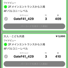 キングスチケット12/14（土）