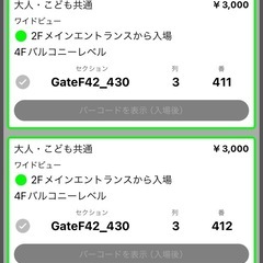 キングスチケット12/14（土）