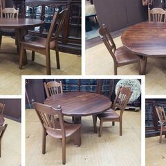 j44　オランダ　ダッチ カントリー ダイニング4点セット
