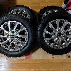 スタッドレスタイヤ　ホイール付き　　155/65 R13 4本セット ブリジストン