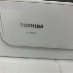 TOSHIBA 衣類乾燥機 4.5kg 2023年製　ED-458