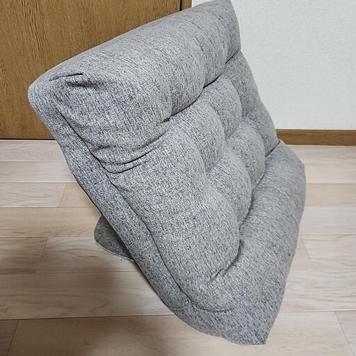 カインズ 下ろし 座布団にもなる背もたれイス F-Lepoco グレー
