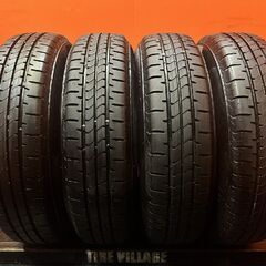 タイヤ走行短め【BS NEWNO 155/80R13】夏タイヤ【FEID 社外ホイール 13インチ 4.5J4HPCD100+35】ヴィッツ パッソ等　(VTF990) 