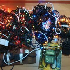 イルミネーションライト　1週間使った中古品　3本まとめて　引き取り限定 イルミネーションライト 1週間使った中古品 3本まとめて 引き取り限定