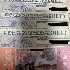 東武動物公園チケット４枚