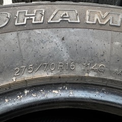 【売れなければ11月いっぱいで廃棄】YOKOHAMA スタッドレス ジオランダー I/T-S 275/70/R16 