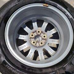冬支度 エクストレイルT32 OPホイール中古 冬タイヤ付き チェーンもご一緒に