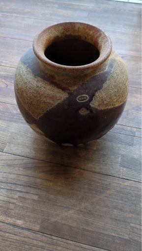 九谷庄三造☆人物草花文 太鼓型花生 骨董 古美術 耳付 細絵 2025年最新