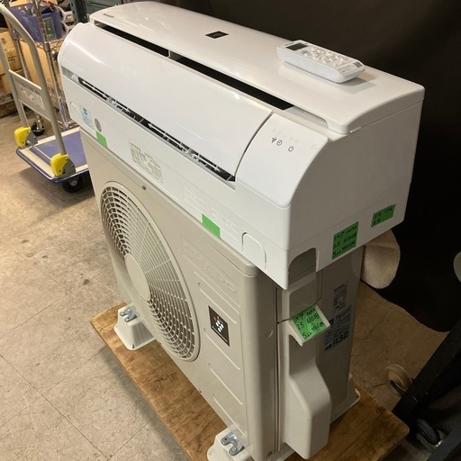 K05497 中古エアコン シャープ 2019年製 主に6畳用 冷房能力 2.2KW