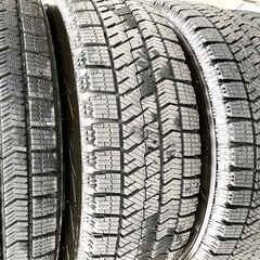 【恵那・ひまつぶし堂】ブリザックスタッドレスタイヤ/ホイール 4本組 165/65 R14 残8部山以上 \'23年製