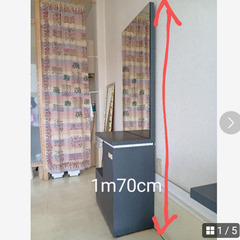 美容室セット面鏡とイス