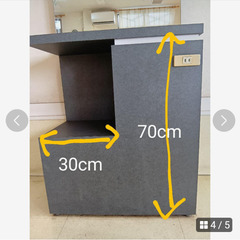 美容室セット面鏡とイス