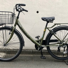 サイモト　自転車 レボルテ  7段  26インチ　太めタイヤ　オートライト　東京　三鷹市　武蔵野市