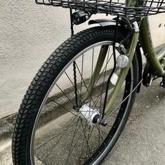 サイモト　自転車 レボルテ  7段  26インチ　太めタイヤ　オートライト　東京　三鷹市　武蔵野市