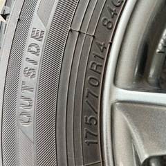 タイヤ.ホイール　スタッドレス　中古　14インチ