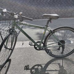 【整備済】アウターリミッツ クロスバイク 自転車 通勤 通学 700C 外装6段変速 