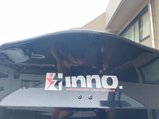 inno キャリアボックス 黒 黒 ルーフボックス inno ロッドケース